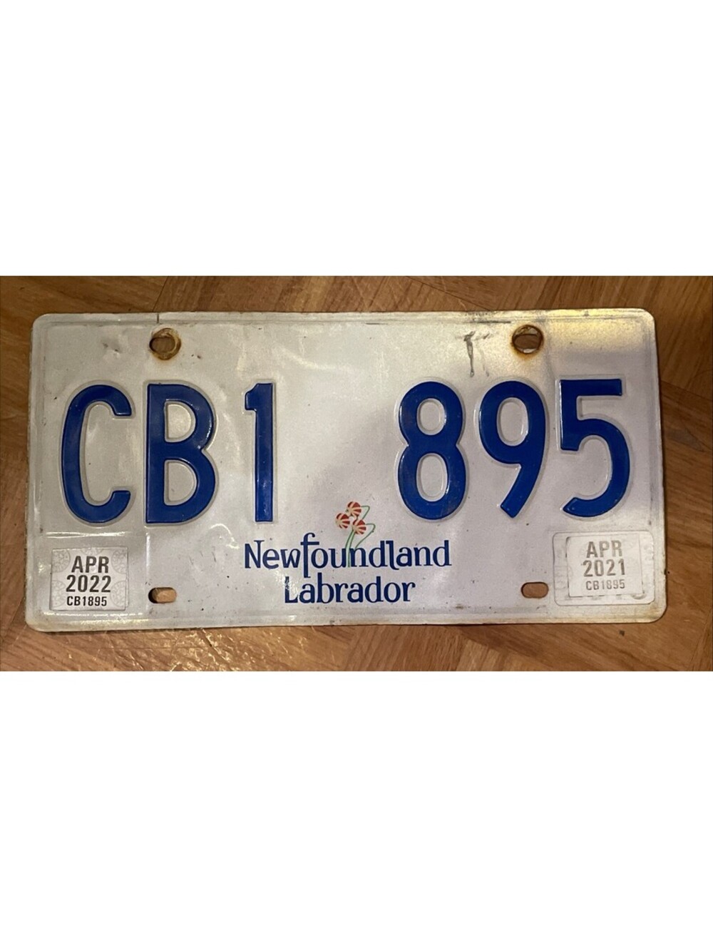 Newfoundland License Plate Labrador Canada World Of Difference CB1 895